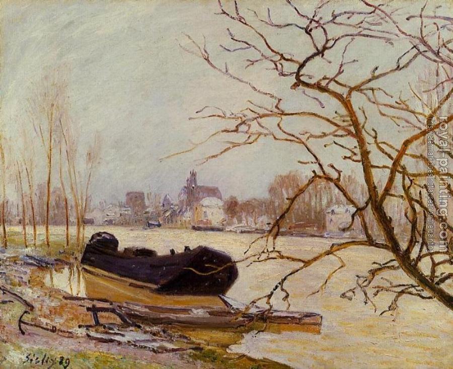 Alfred Sisley : The Loing at High Water
